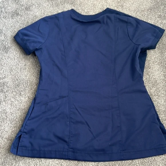 Grey’s Anatomy by Barco Navy Scrub Tops - Picture 3 of 3